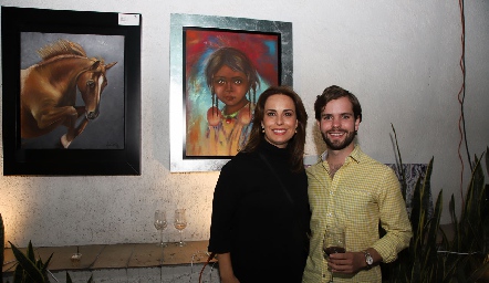 Ana Hernández Graf y Alejandro Villalobos.