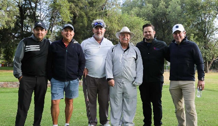  Jorge Villareal, Federico Mendizábal, Juan Autrique, Oscar Mendizábal, Fernando Mendizábal y Esteban Puente.