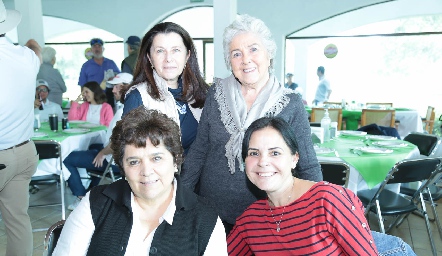  Cecilia Mendizábal, Cecilia Meade, Claudia Robles y Elsa Trujillo.