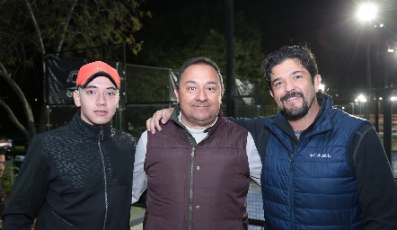  Chema Zulaica, Héctor Faz y Marcelo Lozano.