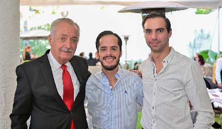  Carlos Dibildox, Xavo Antunes y Patricio Maza.