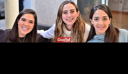  Juliana Valle, Sofía Prieto e Isa Villanueva.