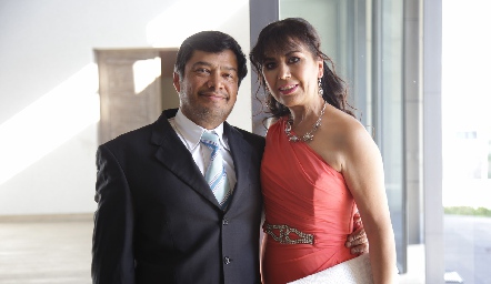  Raúl Ochoa e Irma Navarro.