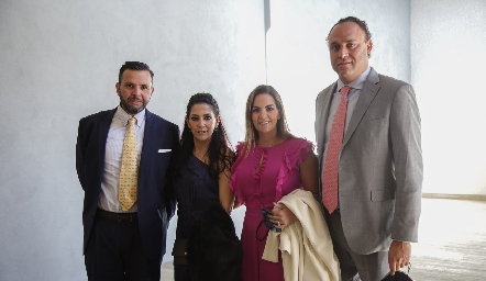 Pepe Tanus, Paty de Tanus, Maripepa Muriel y Paco Torres.