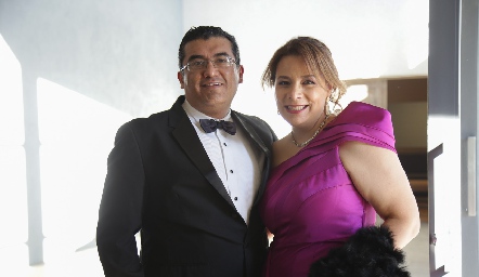 Lucio Gaitán y Claudia Peña.