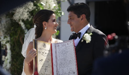  Zaira Herbert y Jaime Rojas.