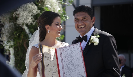  Zaira Herbert y Jaime Rojas.