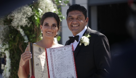 Zaira Herbert y Jaime Rojas.