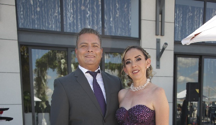  Carlos Cabrera y Claudia Marroquín.