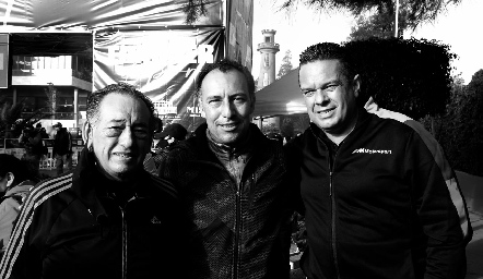  Jaime Morales, Armando Quintanilla y Luis Lozoya.