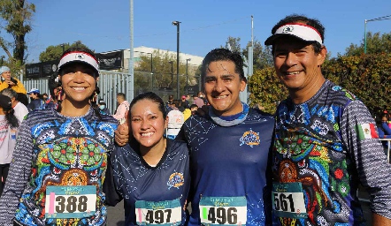  Liliana Cedillo, Jesica Ramírez, Eduardo Garay y Luis Sánchez.