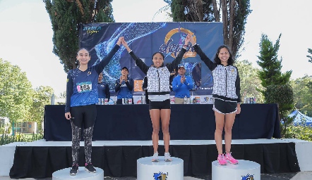  Azul Ramírez,  Andrea Ávalos y Aranza Ramos.
