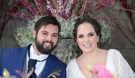  Arturo Zapata Navarro y Andrea Díaz Infante Dávila ya son esposos.