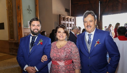  Arturo Zapata, Bertha Navarro y Arturo Zapata.
