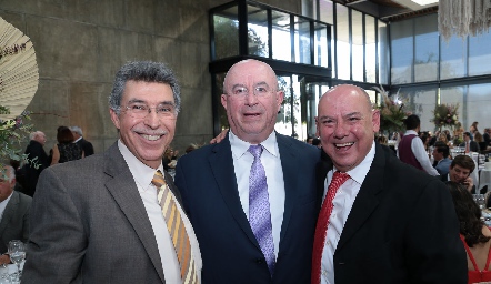  Arturo Cadena, Adolfo González y Alejandro Mendizábal.