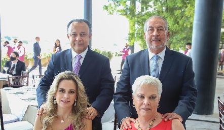  Fernando Díaz de León, Paty Ruiz, Guillermo Torres y Elena Gordoa.