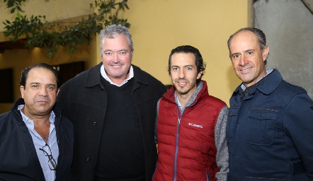  Aldo Pizzuto, Juan Hernández, Mauricio Abella y Gildo Gutiérrez.