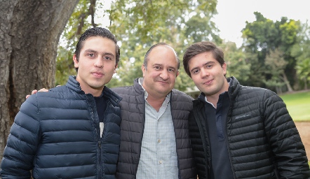  Andrés Zepeda, Alejandro Cambeses y Saad Sarquis.