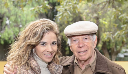  Sigrid Werge con su papá Juan Eduardo Werge.