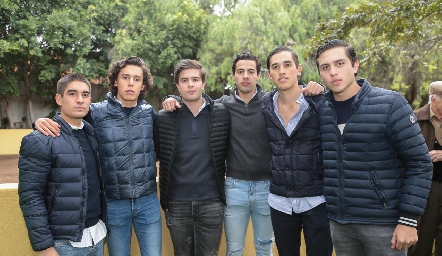  José María Rodríguez, Juan Pablo Ruiz, Saad Sarquis, Diego Gutiérrez, Marcelo Rodríguez y Andrés Zepeda.