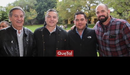  Luis Manuel Abella, David del Bosque, Luis Manuel Abella y Agustín Loyo.