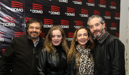  Luis Pacheco, Aida Díaz, Gaby Ruiz y Alejandro Reynoso.