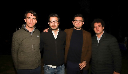  Abraham Tobías, Rodrigo Michel, Fernando Silos y Alejandro Díaz de León.
