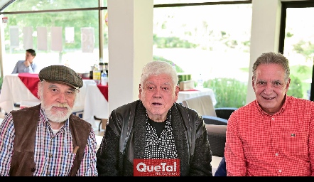 Guillermo Silvino, Jesús Ortega y Daniel Dauajare.