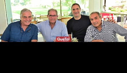 David Dauajare, Alfonso Galán, Luis Mahbub y Arturo González.