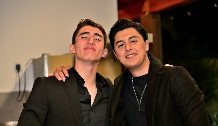 Austin Barovero y José Miguel.
