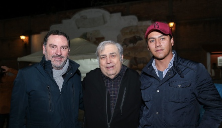  Claudio Huerta, Rodolfo Guerra, y Pablo Huerta.