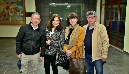 Javier Castro, Gladys castellano, Edy de Castro y Ricardo Castro.