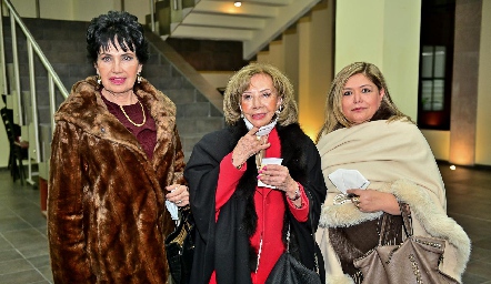 Luci Stahl, Carmela Alonso y Martha Vilet.