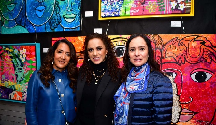 MalenaSanchez, Mariza Calderón y Mónica Suti.