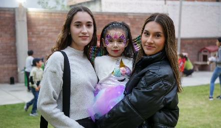  Camila Garza, Ale Conde Díaz de León y Sofía Garza.
