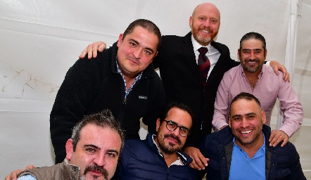 Sergio Acebo, Eduardo Gouyonnet, Rafael González, Jordi Vilet, Alejandro Pacheco y Rafael Acebo.