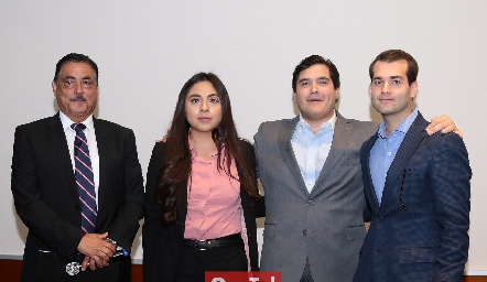  Héctor D’Argence, Elia Rodríguez, Jorge Stahl y Pablo Zendejas.