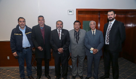  Joaquín Amaro, Mario Amaro, Juan Manuel Valdez, Juan José Tobías, Armando Reyes y Jesús Valdez.