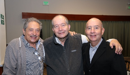  José Canales, Ramón Zamanillo y José Zendejas.