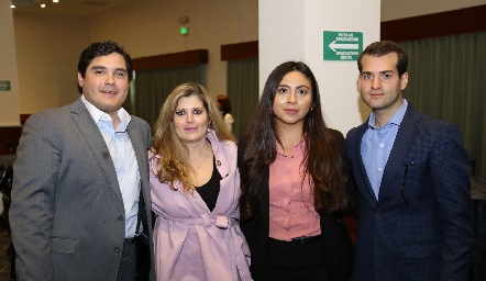  Jorge Stahl, Silvia Foyo, Elia Rodríguez y Pablo Zendejas.