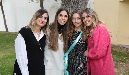  Montserrat Muñiz, Adriana Estrada, Nayelli Maya y  Joselyn Córdova.