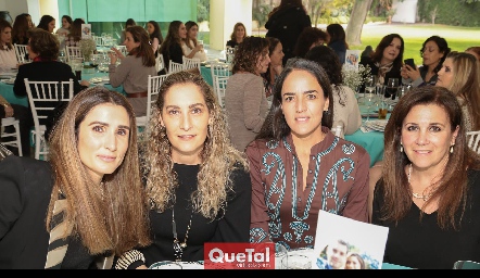  Lourdes Orozco, Maribel  De Antuñano, Nancy Puente y Judith Massa.