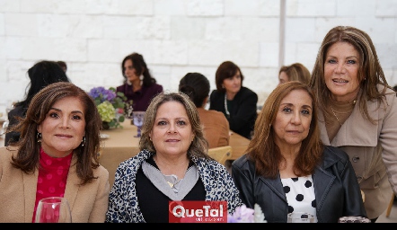  Beatriz Rojas, Elizabeth Hernández, Paola Cosío y Leticia Rojas.