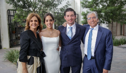  Patricia Chávez, Alejandra Villarreal, Diego Cerecedo y Rodrigo Villarreal Bremer.