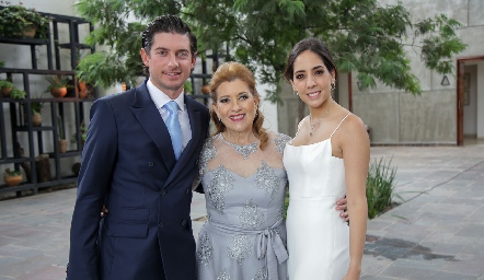  Diego Cerecedo, Carmen López Briones y Alejandra Villarreal.