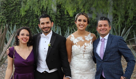  Marisol Camberos, Ximena Delgadillo, Francisco González y Luis Villa.