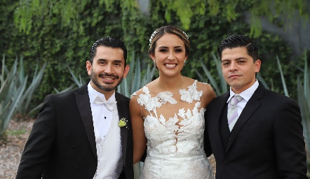  Francisco González, Ximena Delgadillo y Guillermo Camacho.