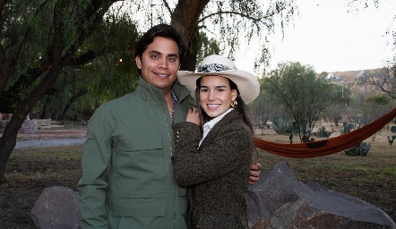  Mario Martell y Sandra Villalobos.