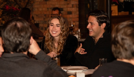 Ana Sofía Vallejo y Alejandro Stevens.
