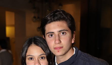  Ana Sofía Banda y Diego Barrera.